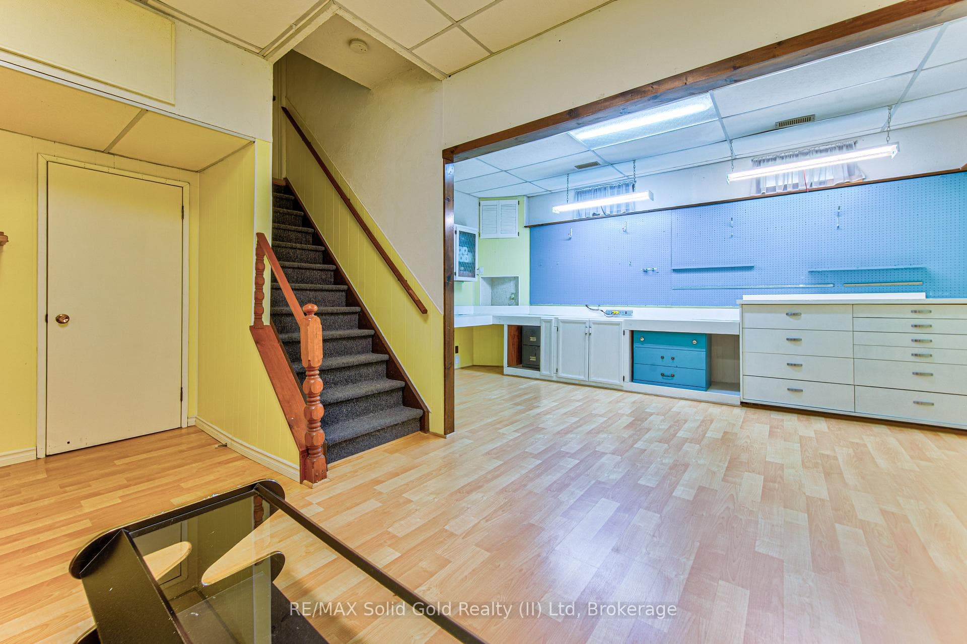 Flex space for hobbies, exercise, etc.