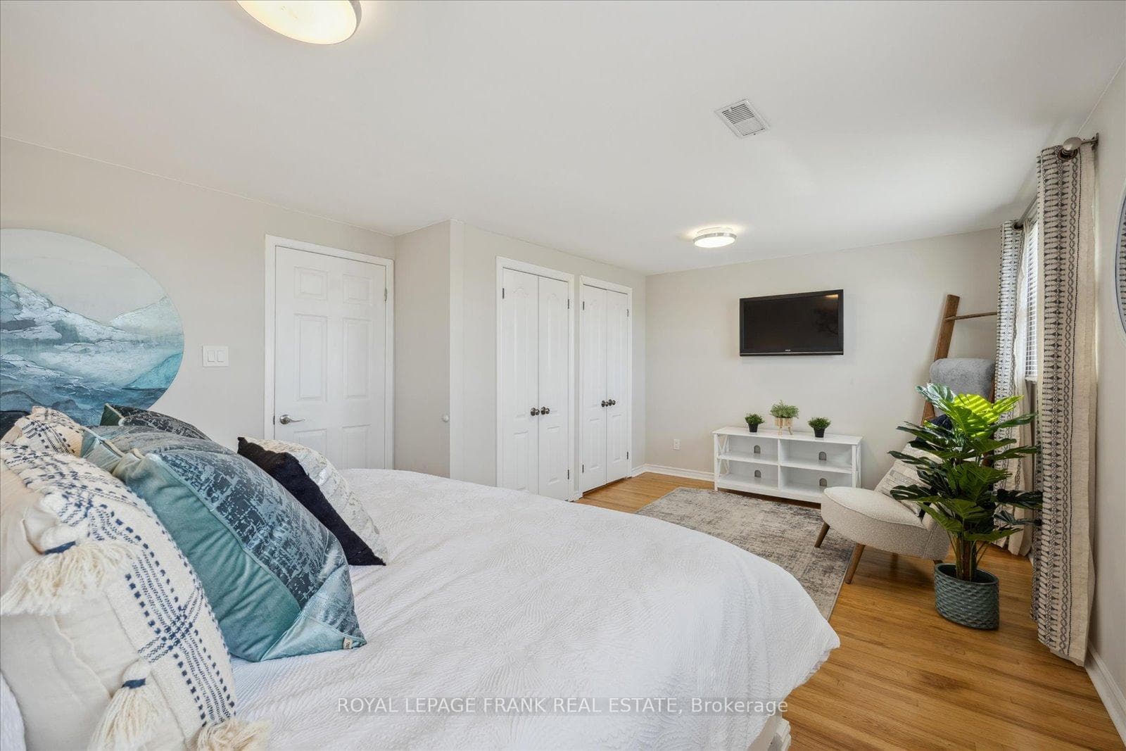 Primary with 2 Walk In Closets