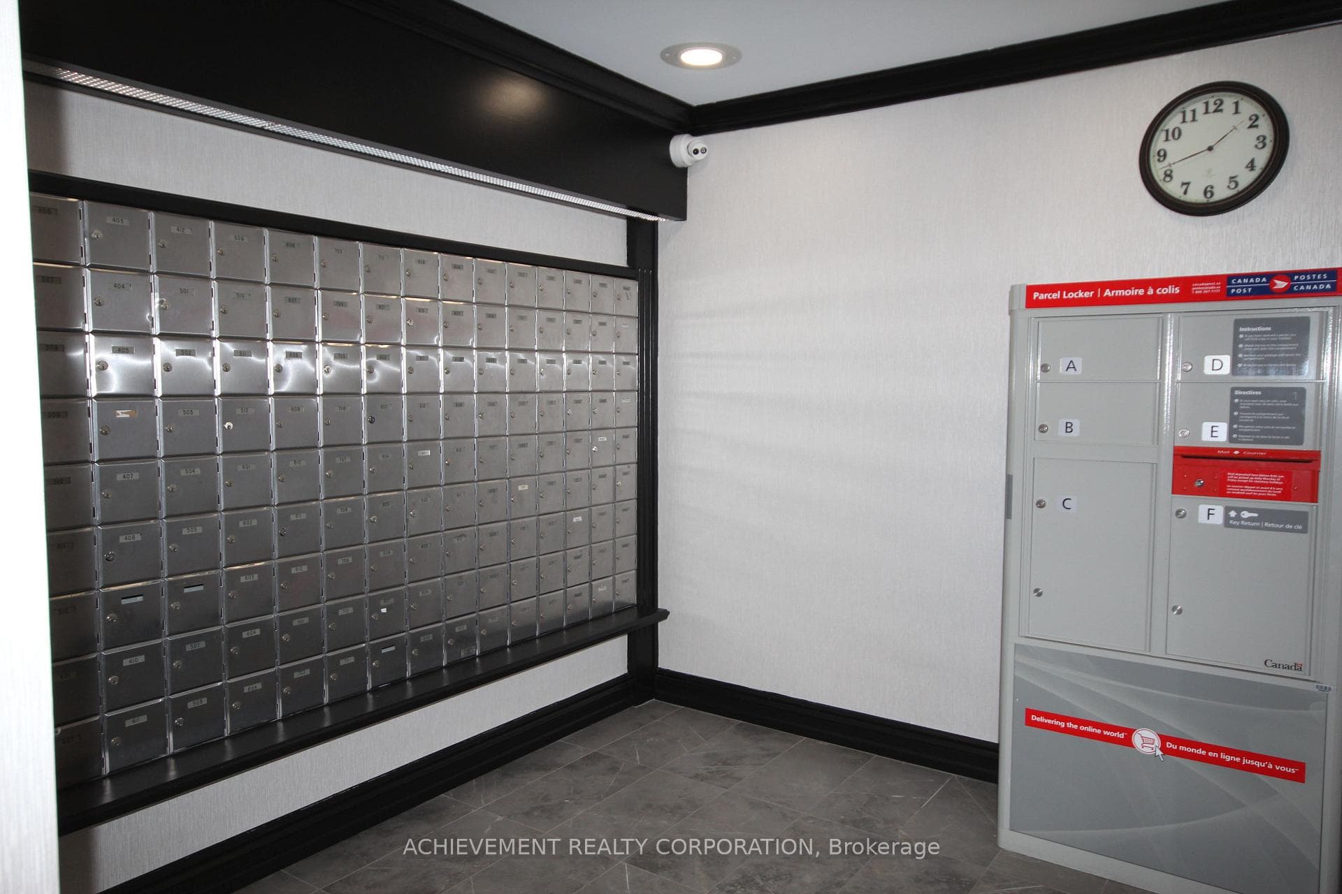Mail room area