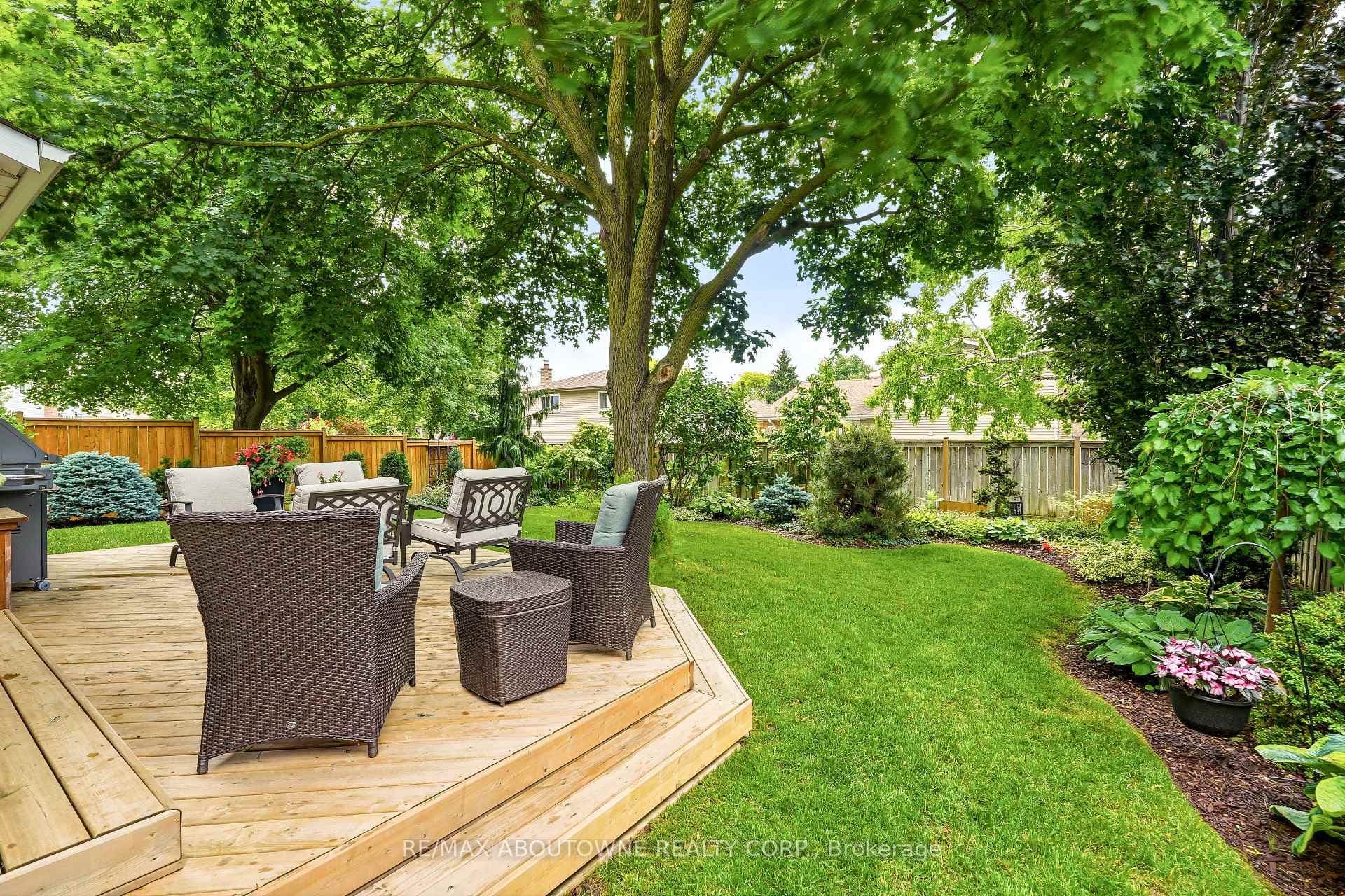landscaped yard with wifi irrigation sys