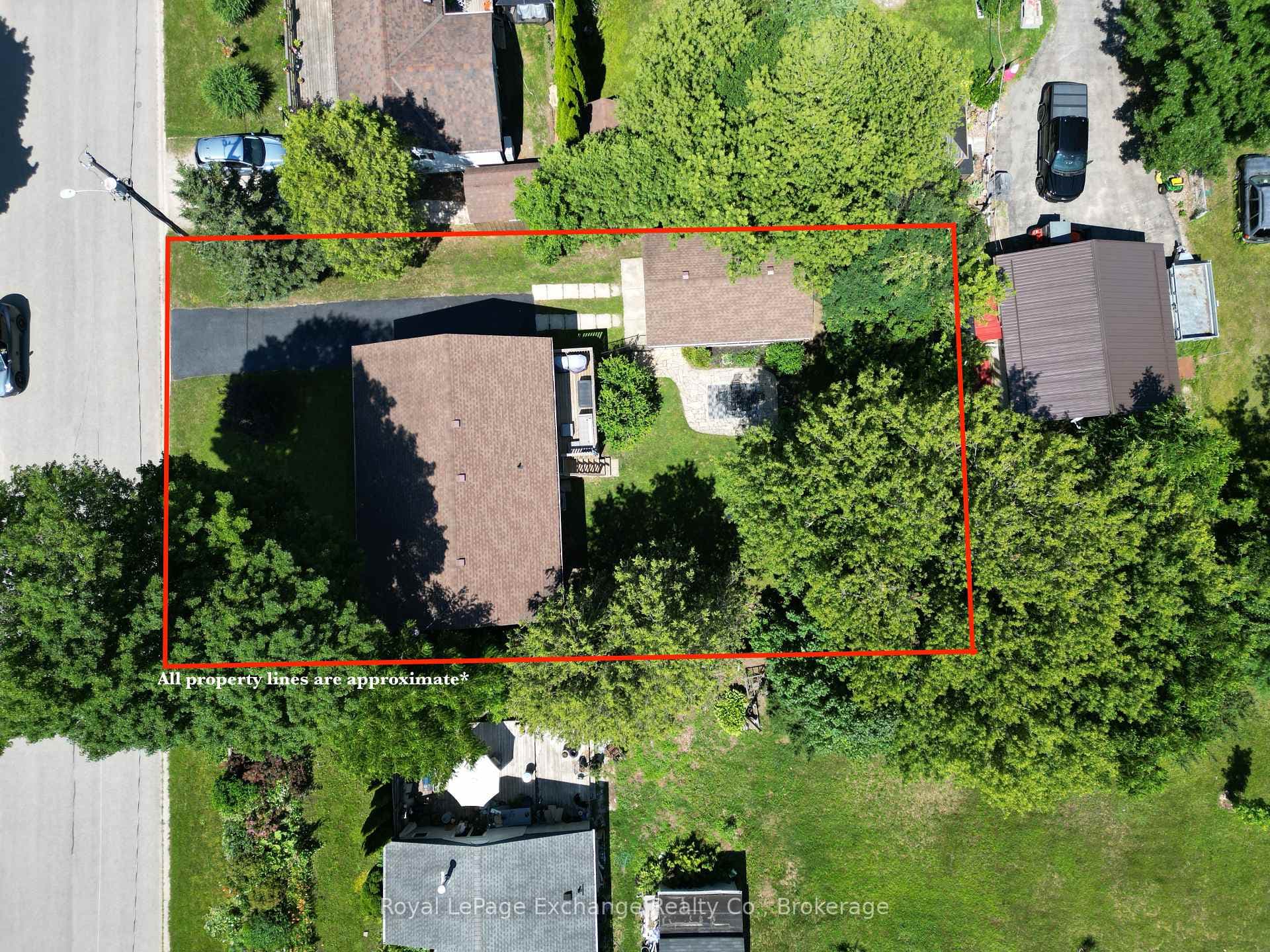 Approximate property lines