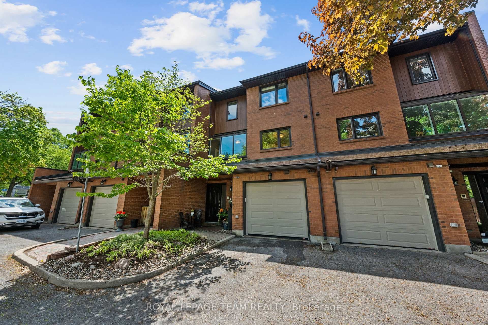 Inside entry garage and driveway