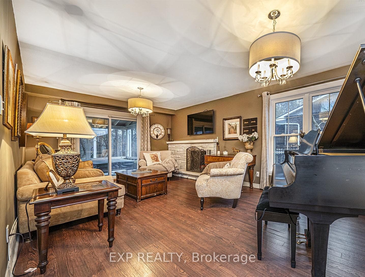 Family Room With Walk-Out