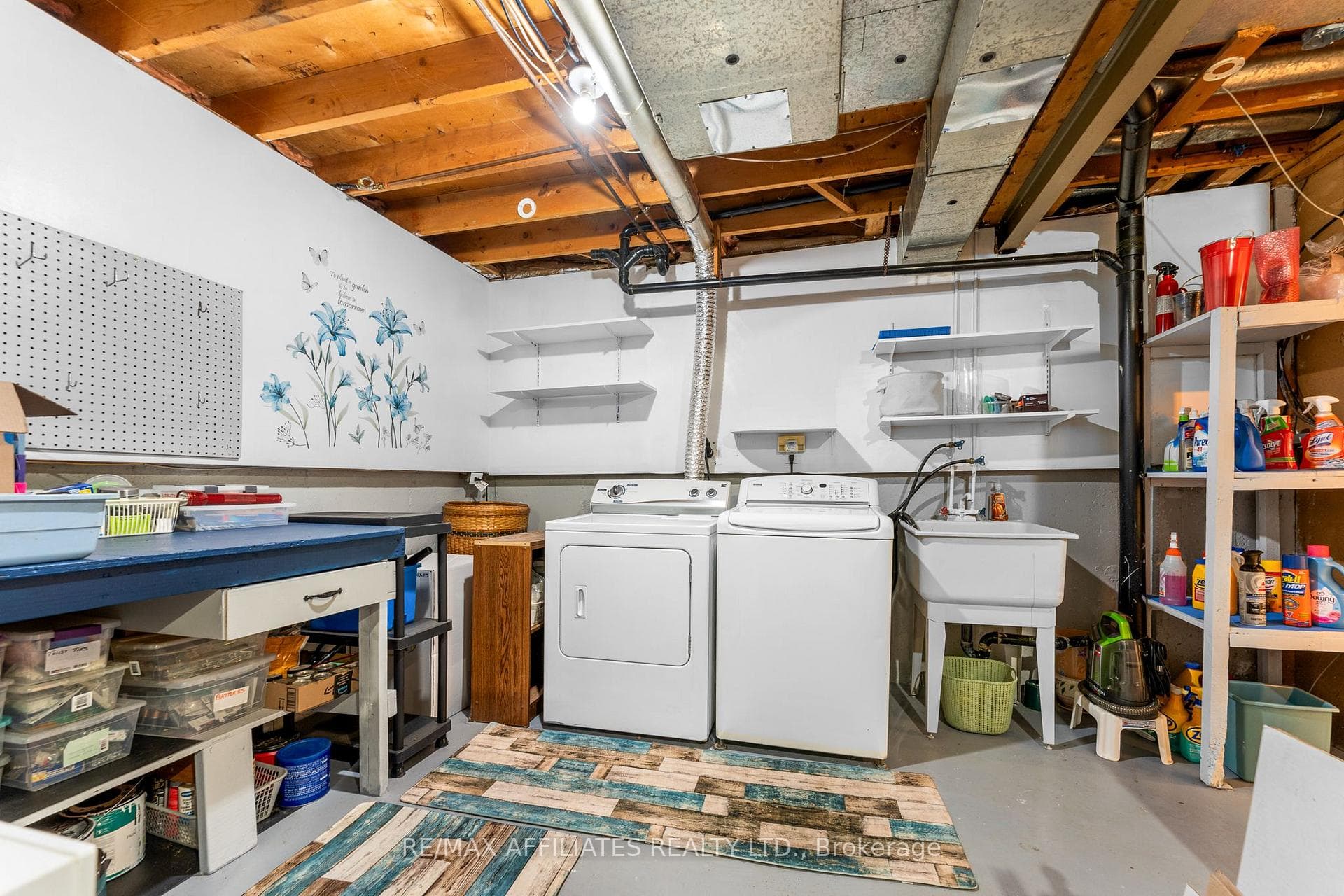 Basement Laundry Area