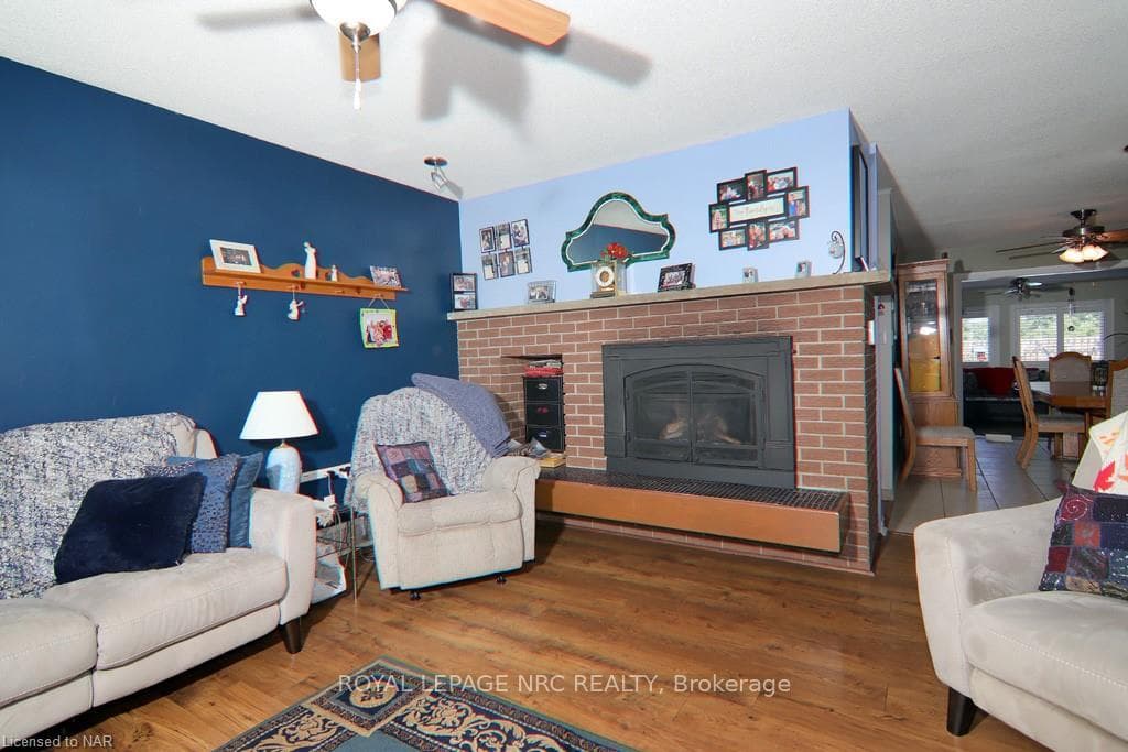 Living Room with Gas Fireplace