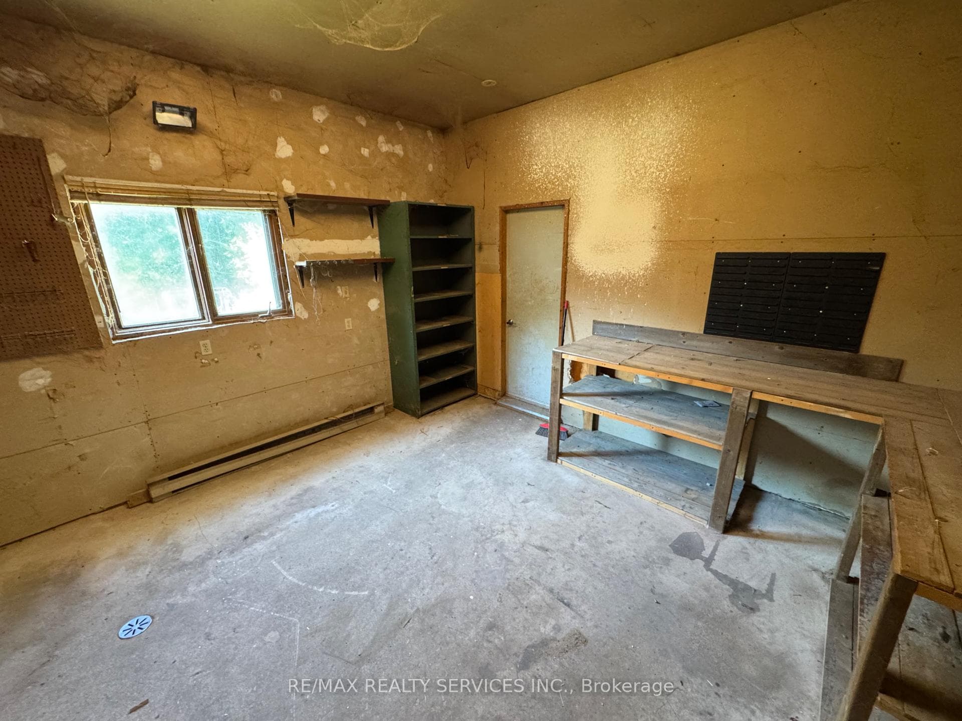 Separate Workshop Accessed From Garage