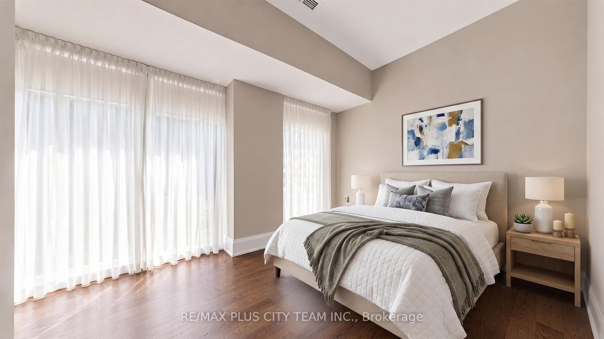 Virtually Staged Second Bedroom