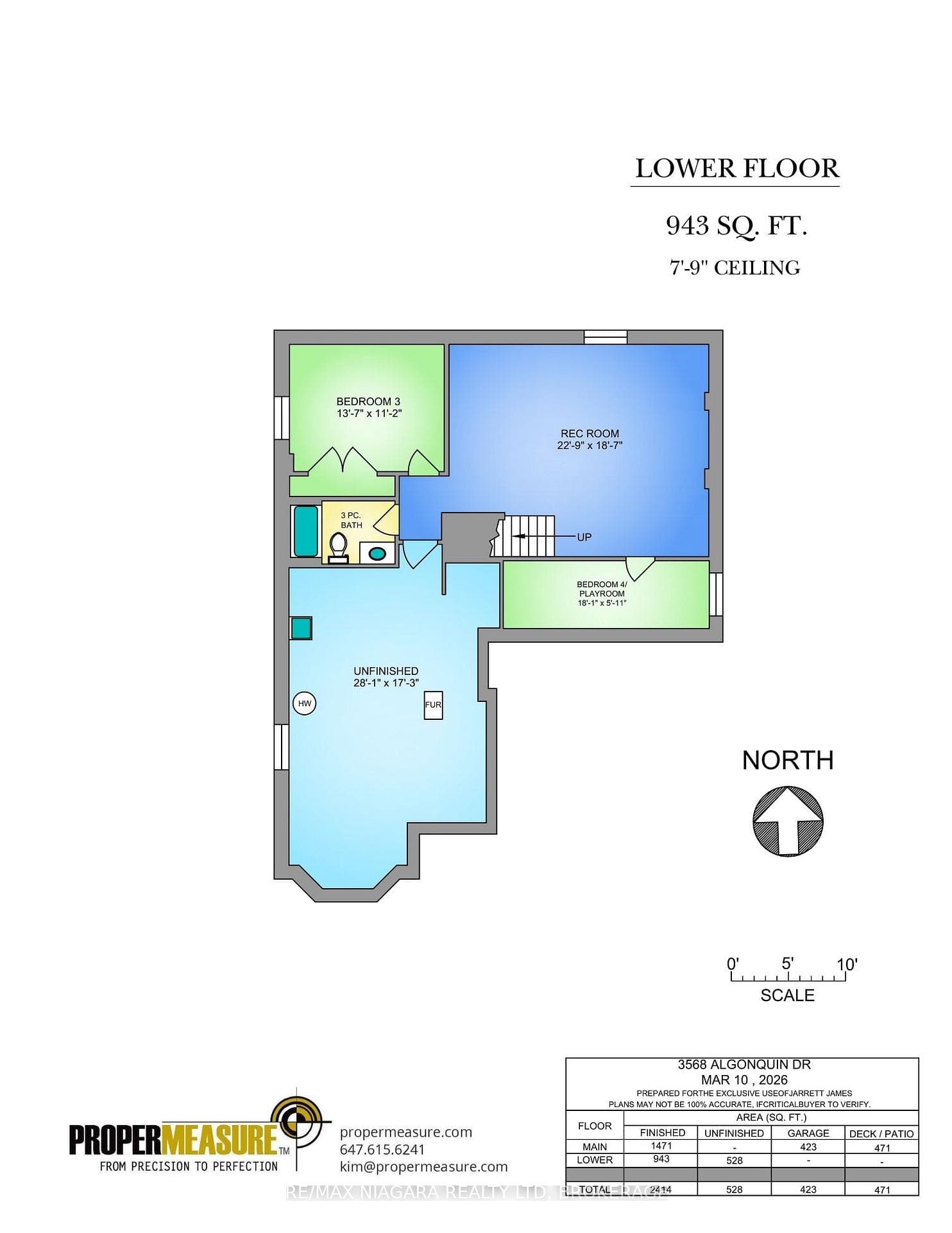 Floor Plan - Lower Level