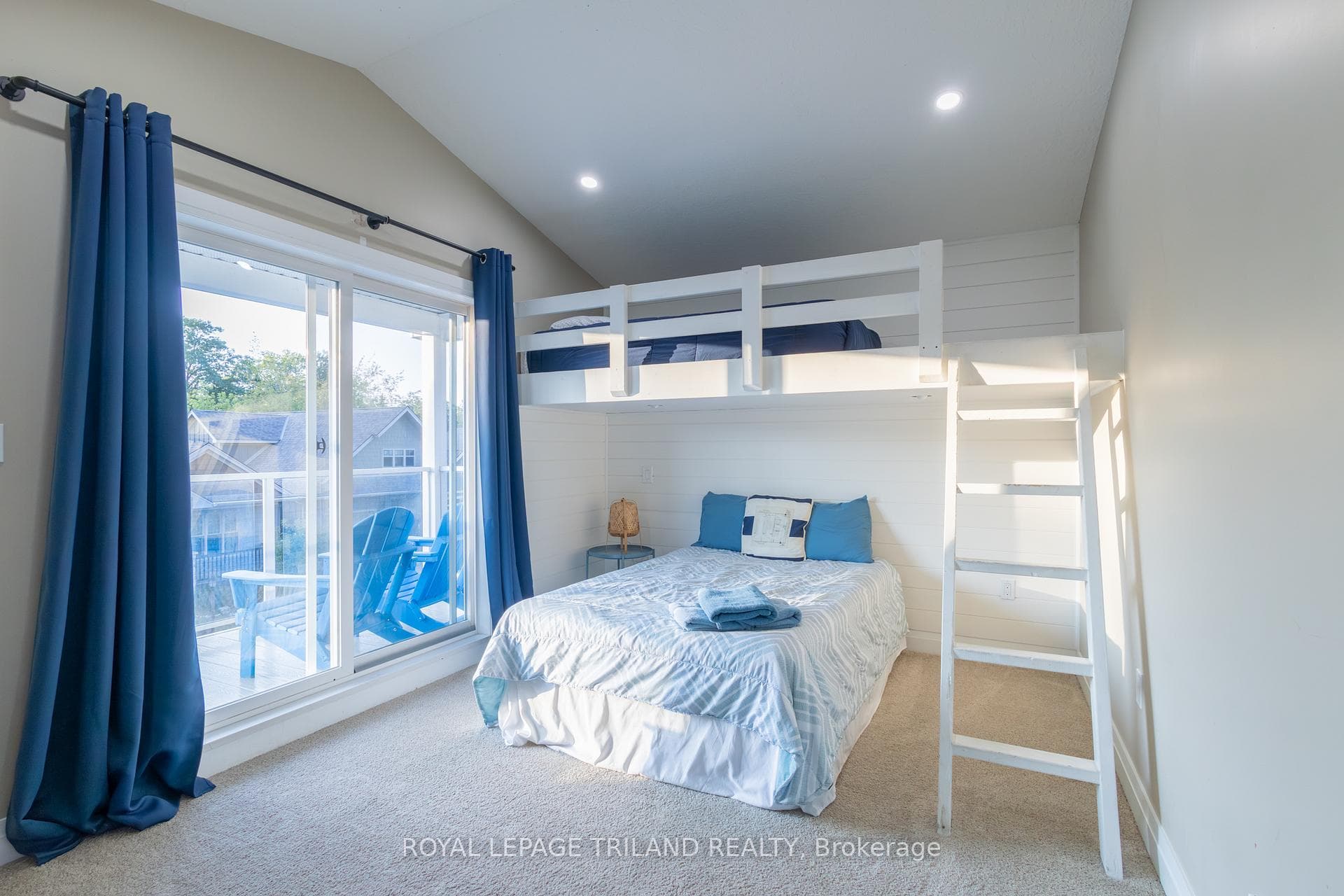 Bedroom 4 of 5, w/ loft + another private porch!