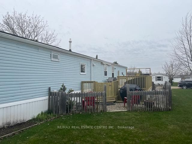 View of Deck Area from the rear yard
