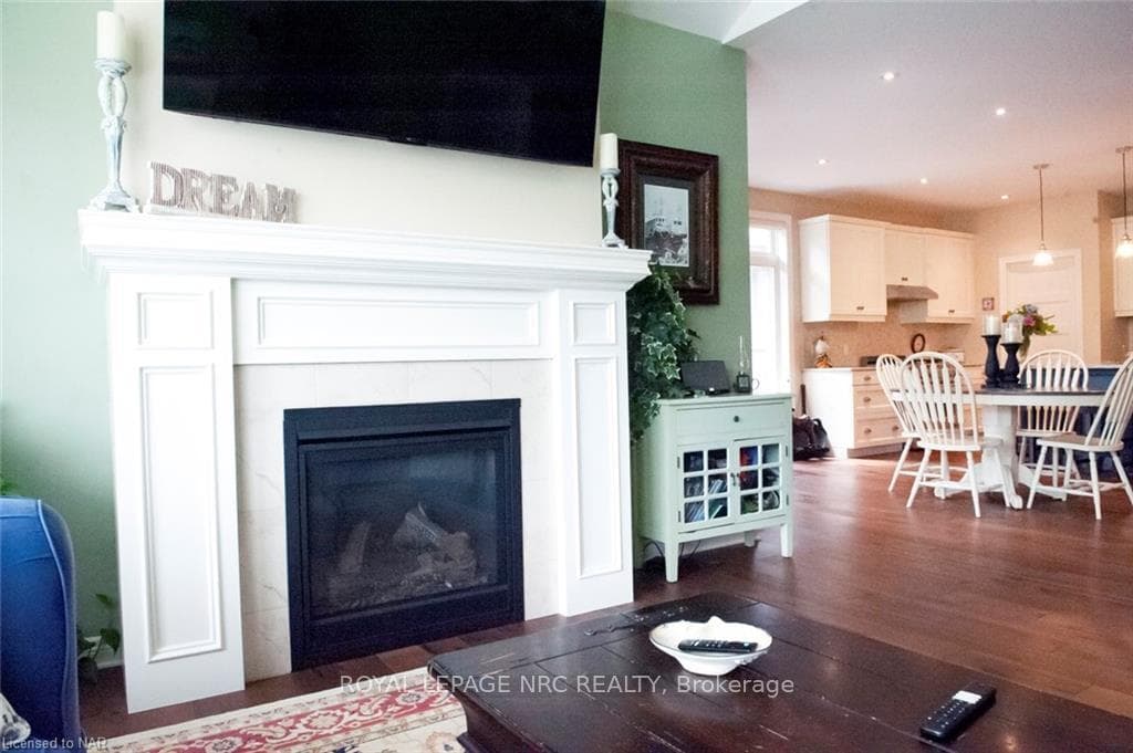 Fireplace in great room