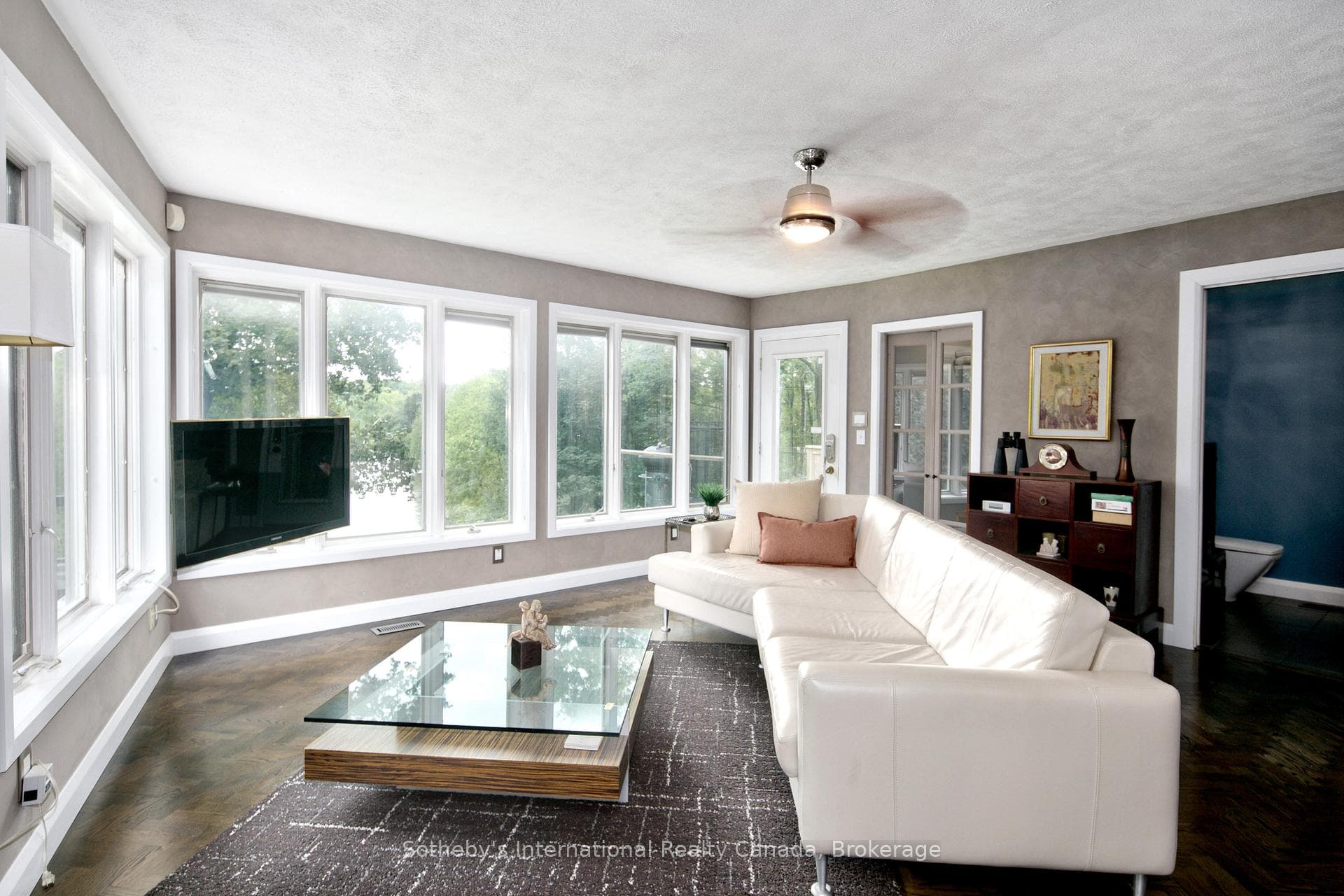 Living Room with views of the River
