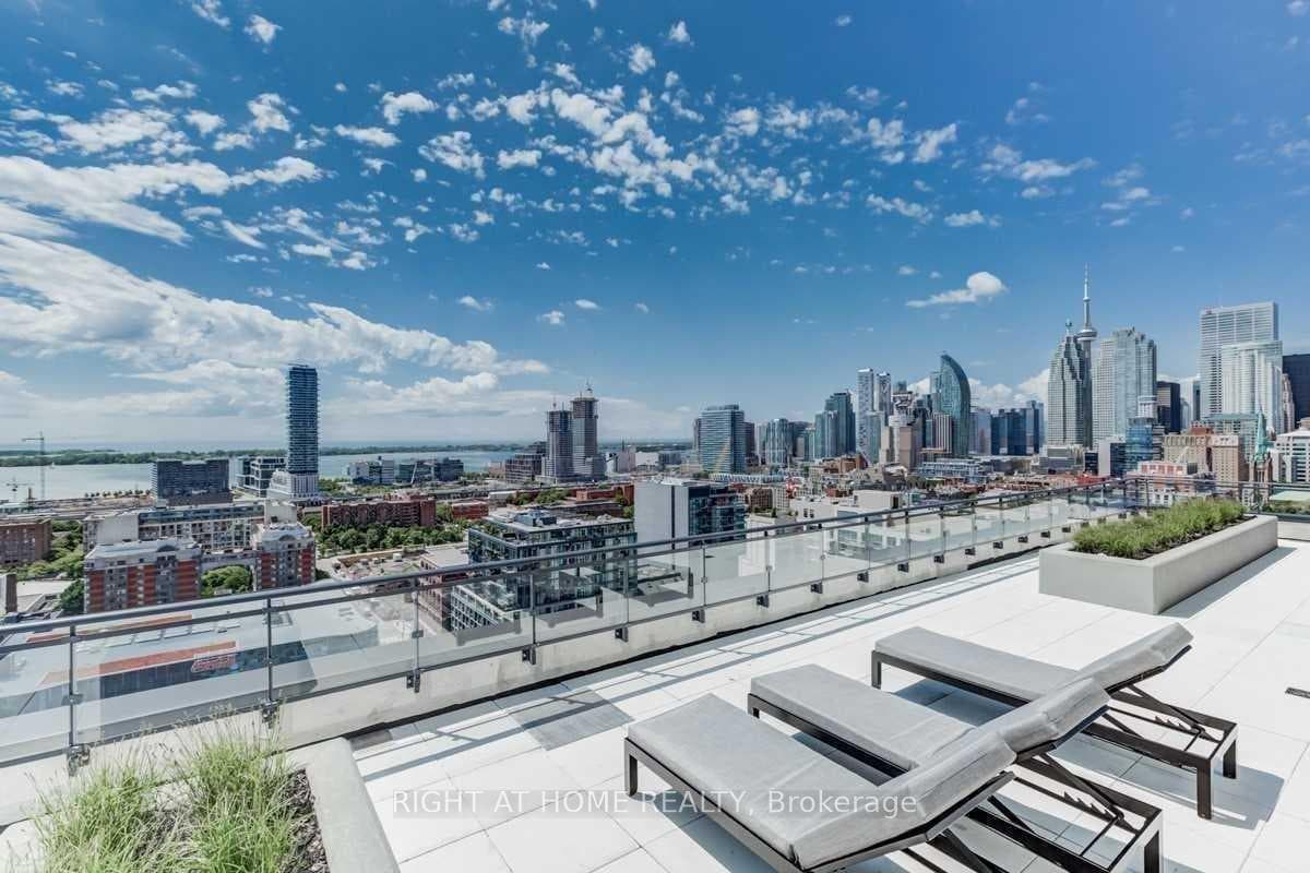 roof balcony and view