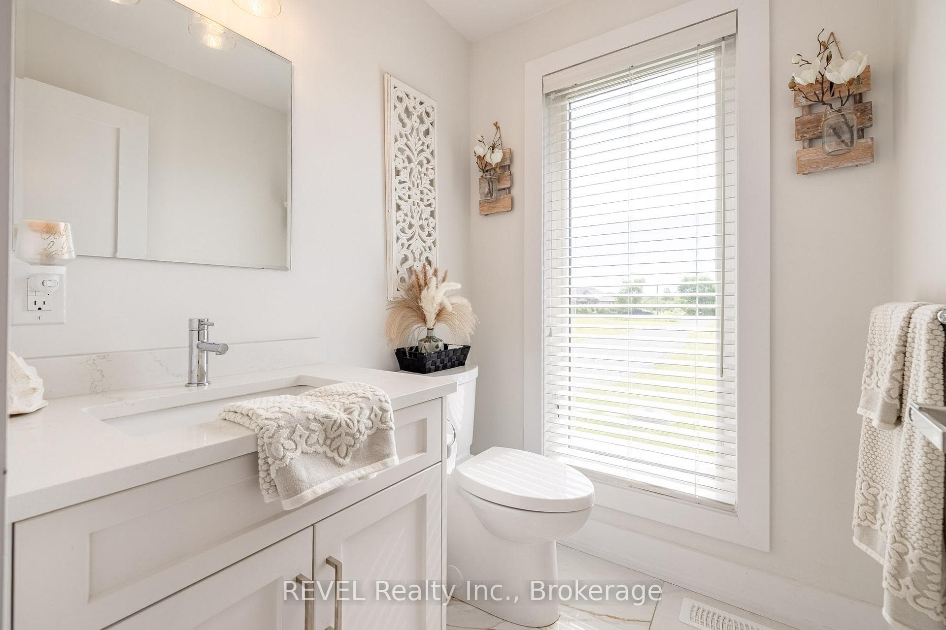 Main floor powder room
