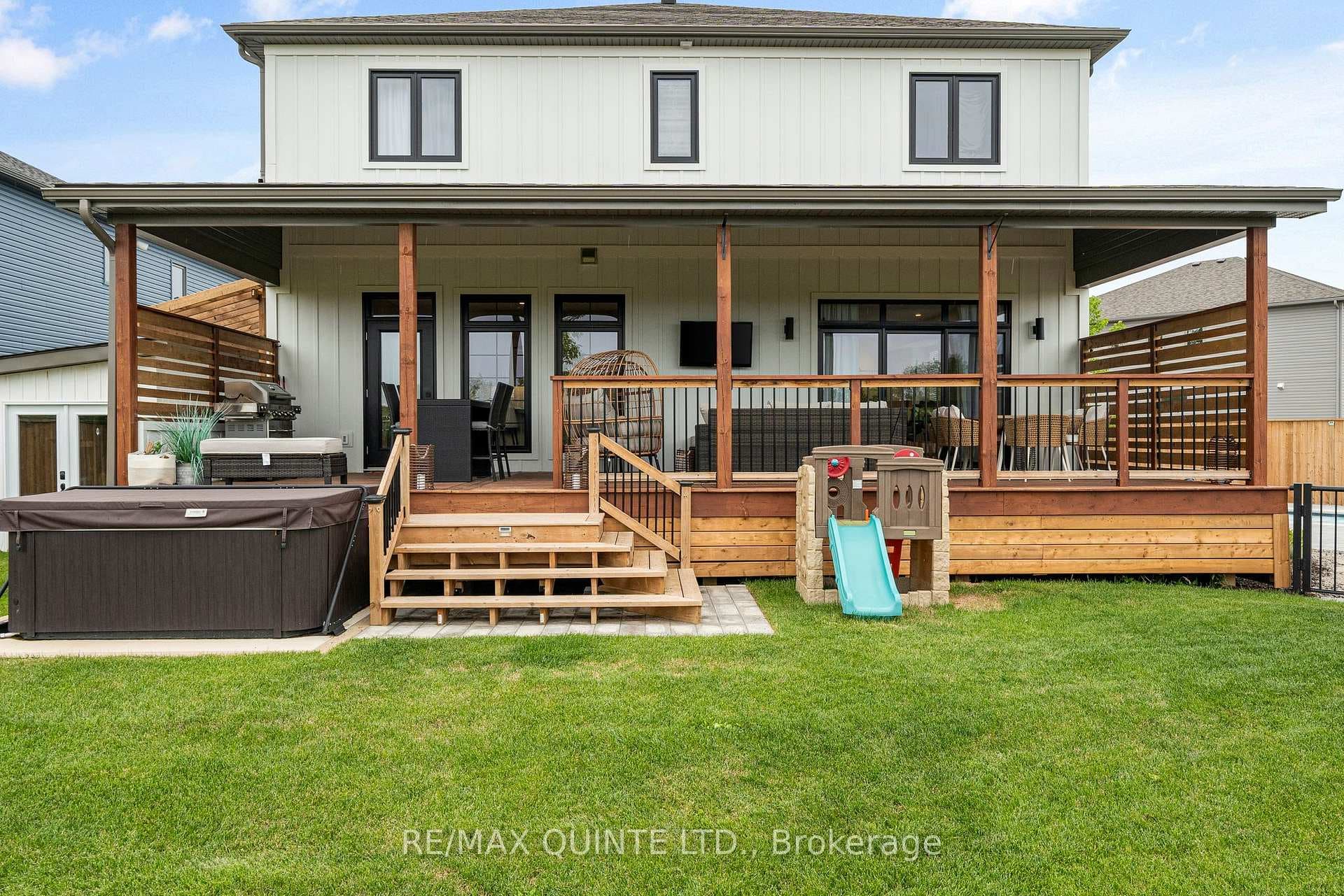 rear covered deck