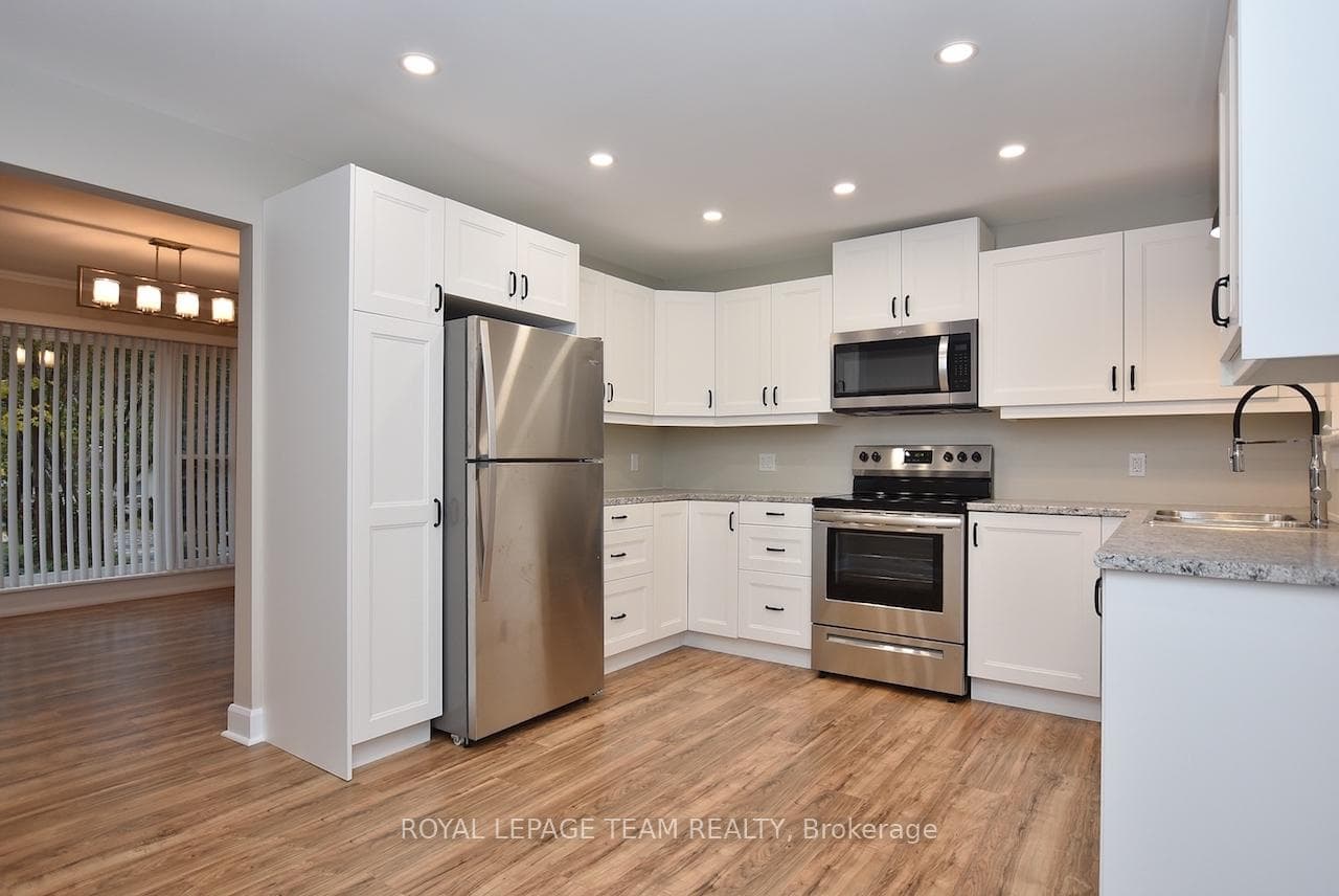 Renovated kitchen with SS appliances