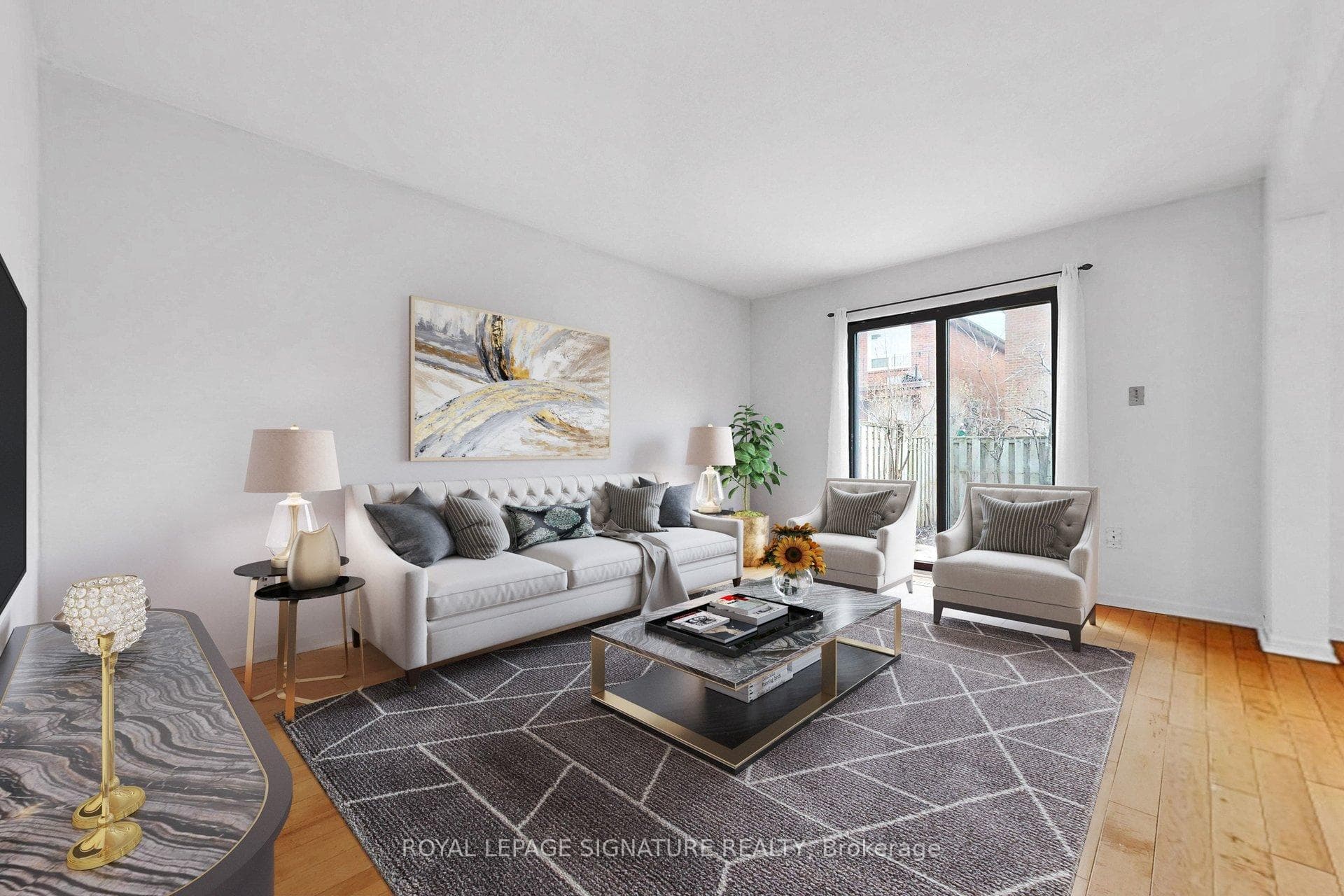 Living Room - Digitally furnished