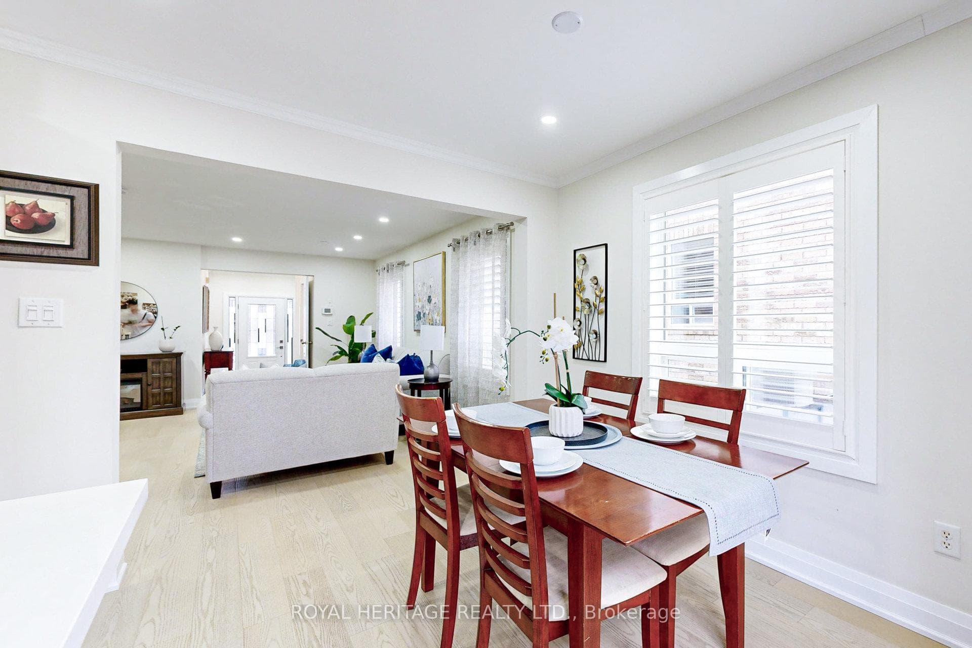 **Looking Toward The Inviting Front Door**