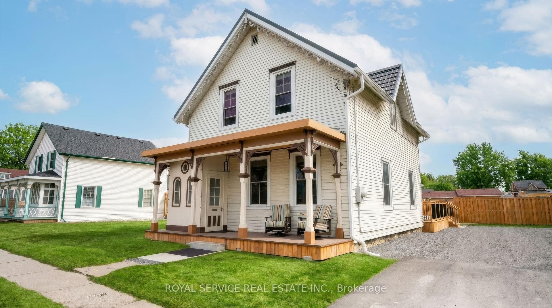 Front with porch