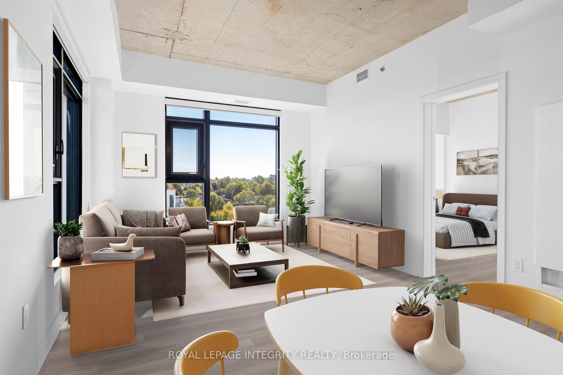 Open concept main area