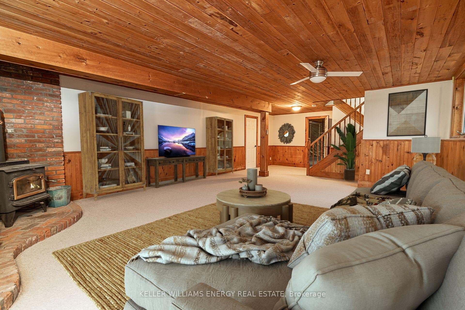Basement - Virtually Staged.