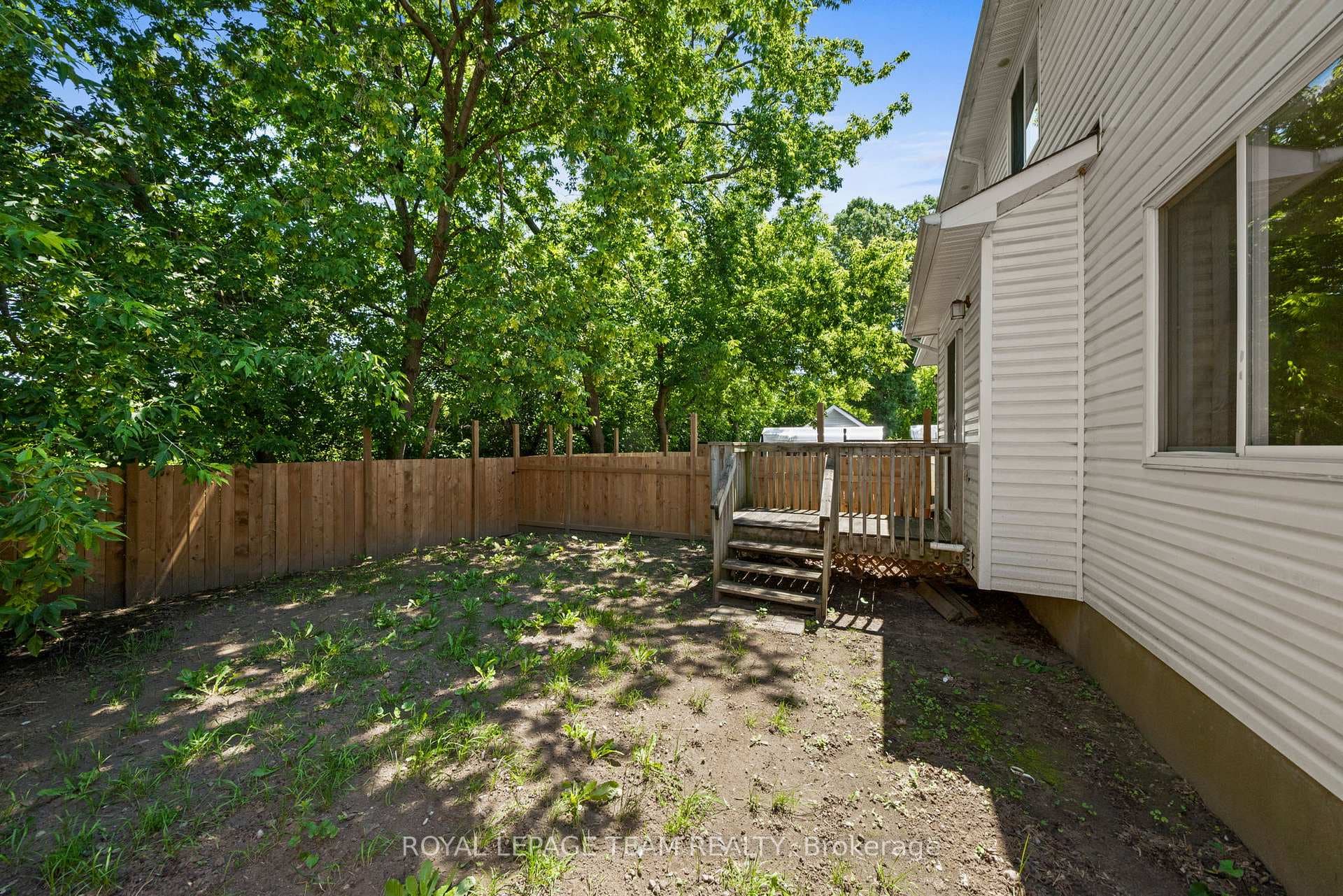 Unit A backyard