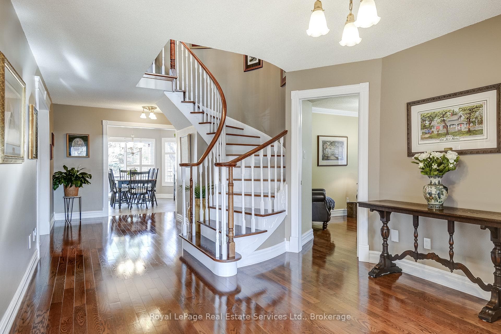Stairs to Second Floor