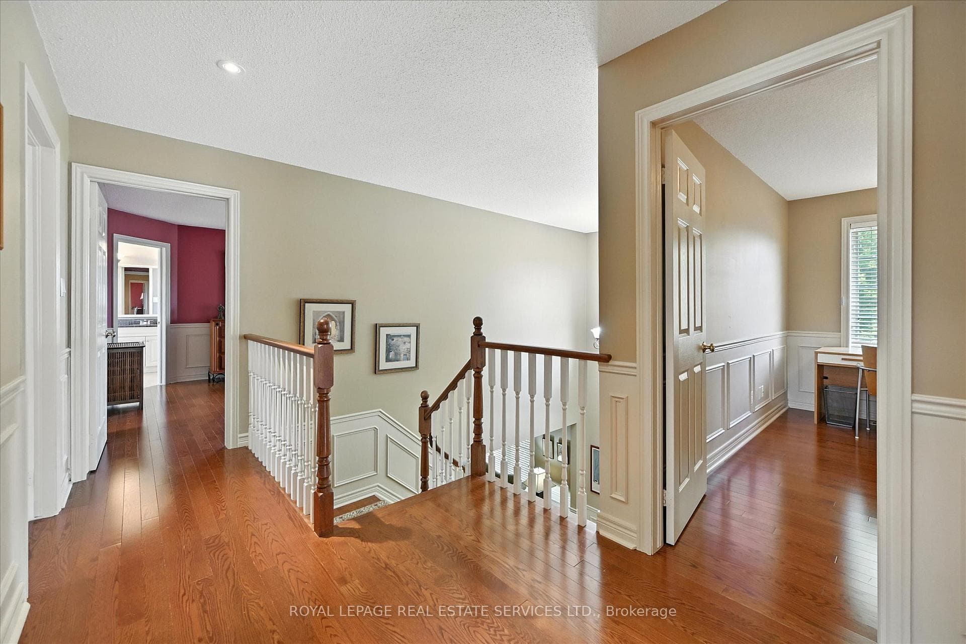 Hardwood Flooring Throughout the Upper Level