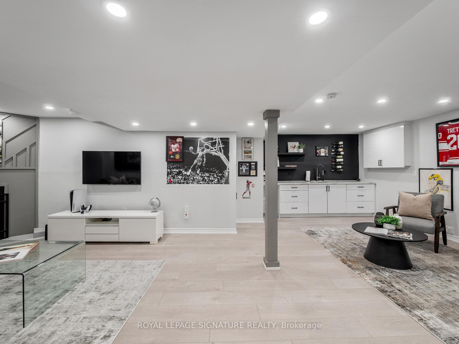 Basement Rec room