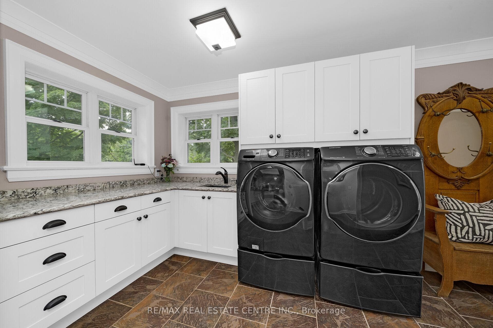 Main Floor Laundry with Built-Ins