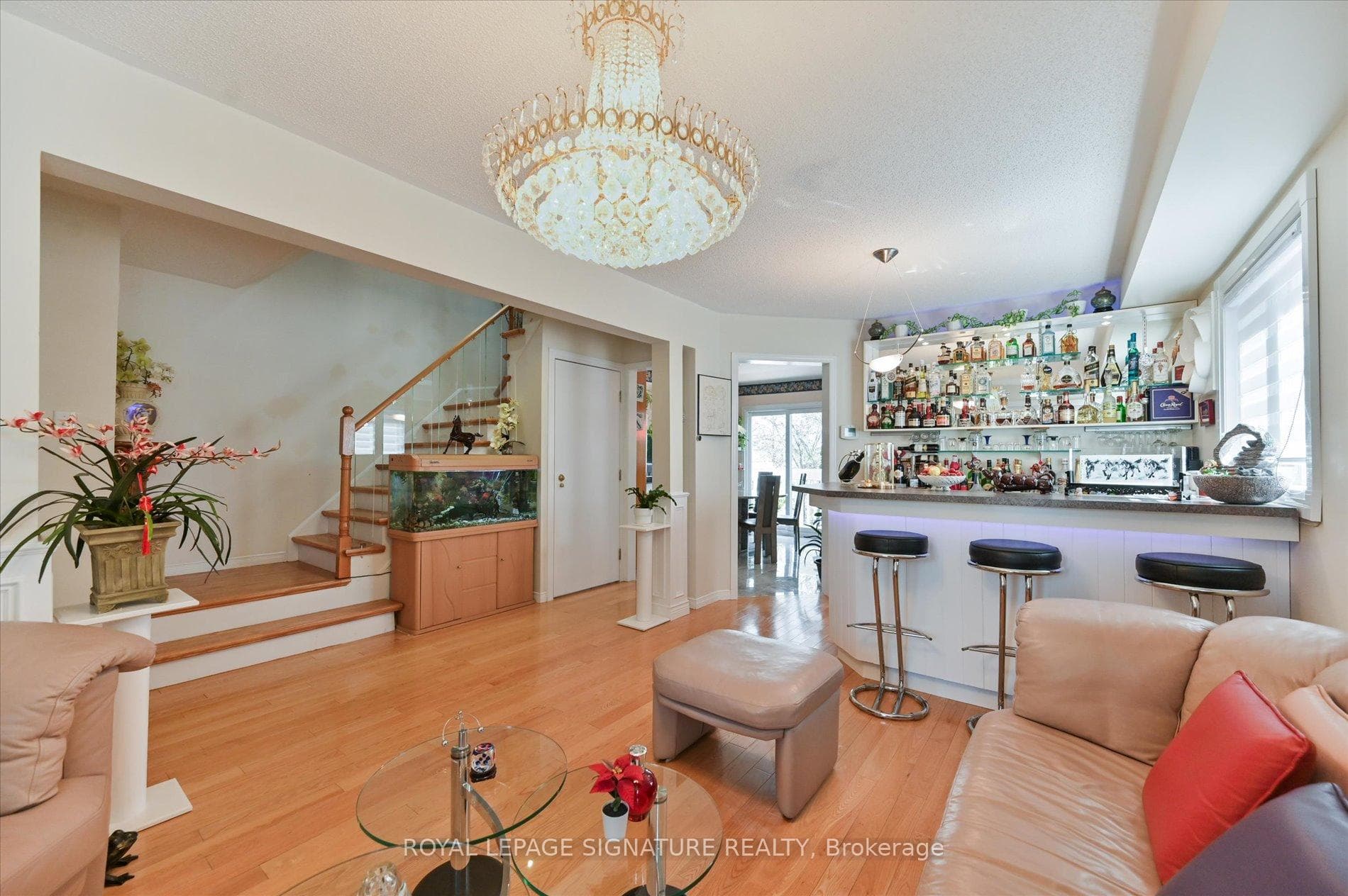 Open Concept Design Living area