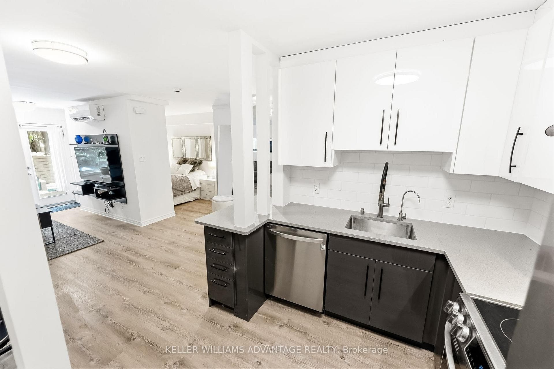 Kitchen with Stainless Steel Appliances