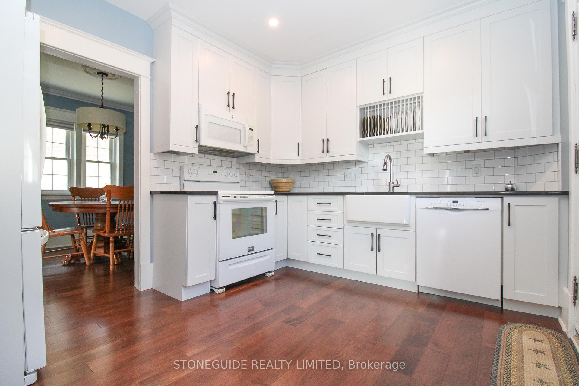 Kitchen Opens to Dining Room