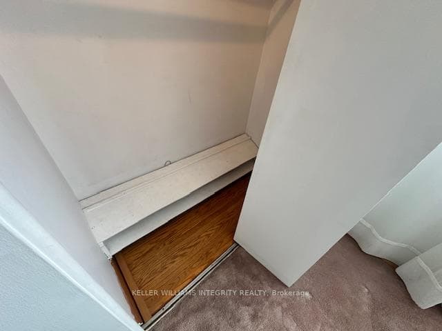 Hardwood flooring underneath carpet