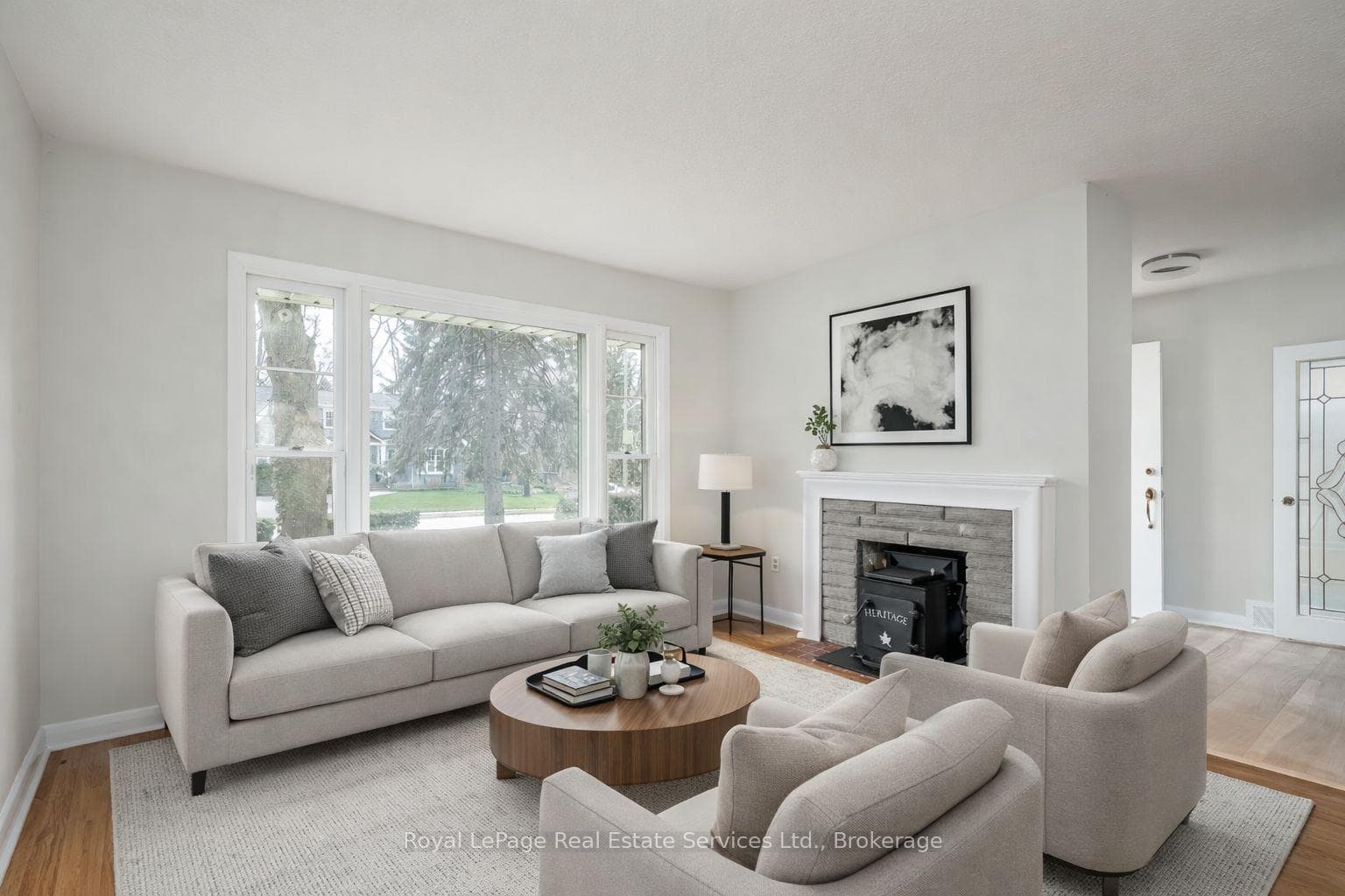 Vitually Staged Living Rm