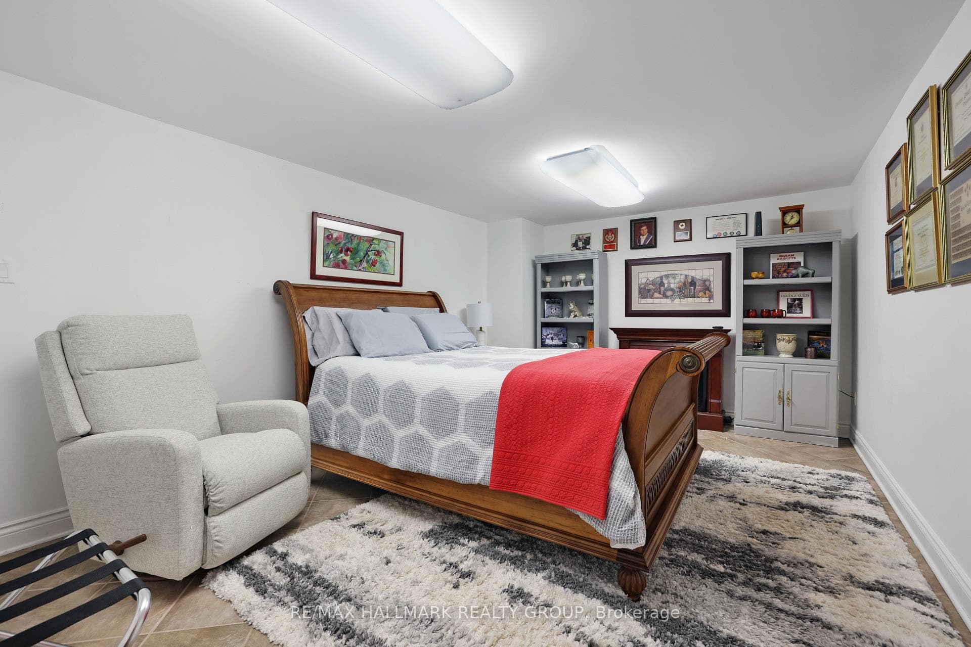 BASEMENT | den with storage closet