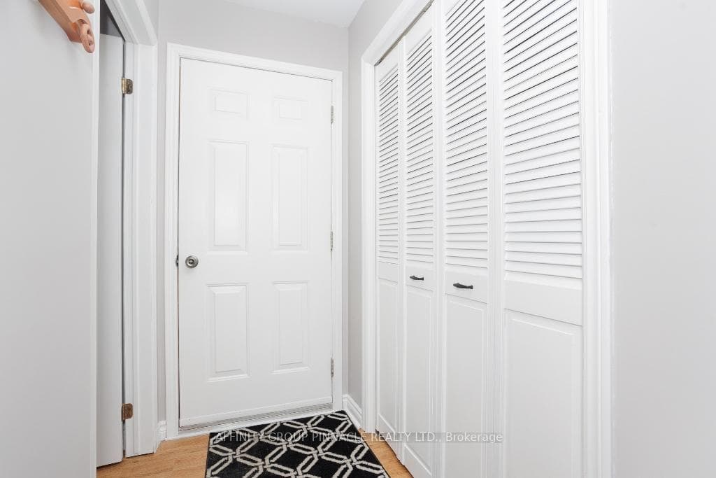 Garage entry from foyer