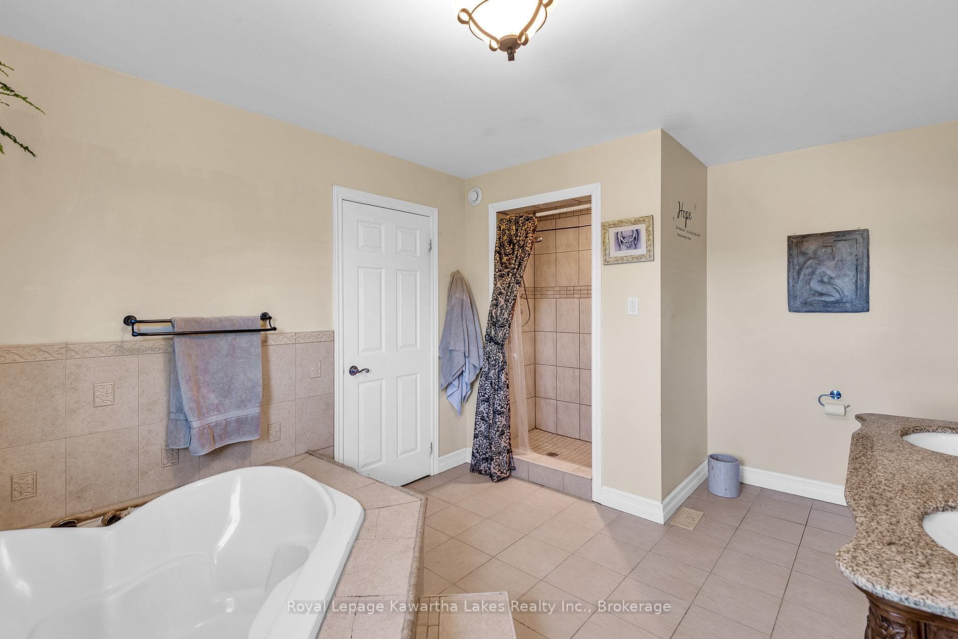 Primary ensuite walk-in shower