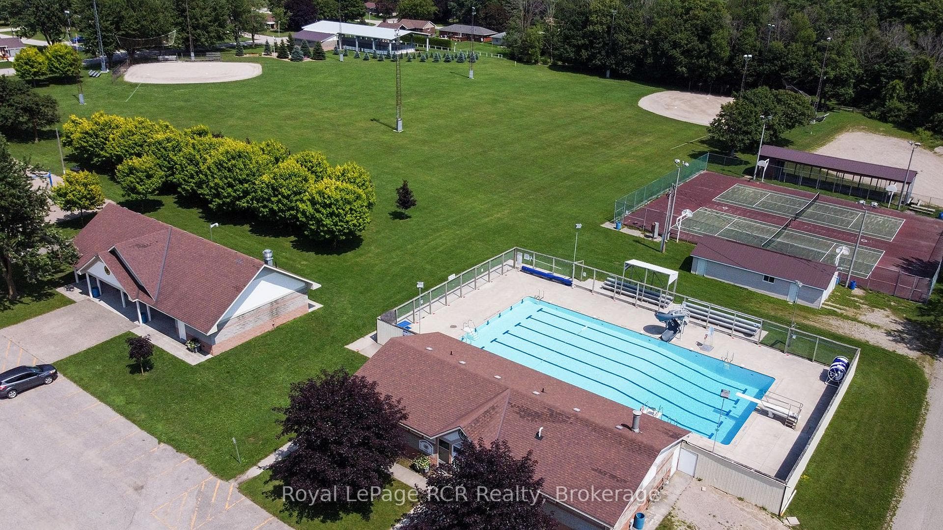 Local amenities across the street