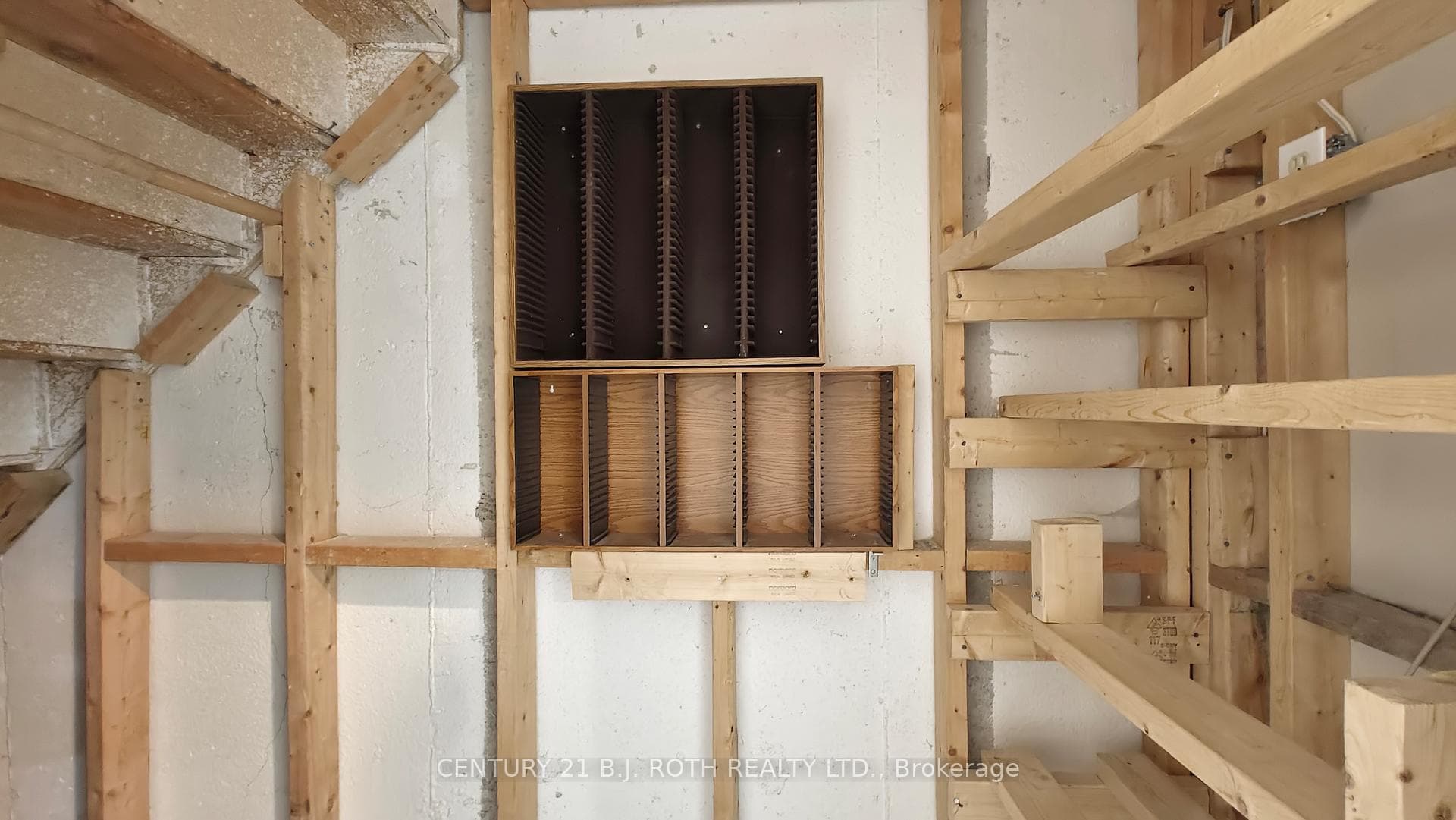 Storage under stairs