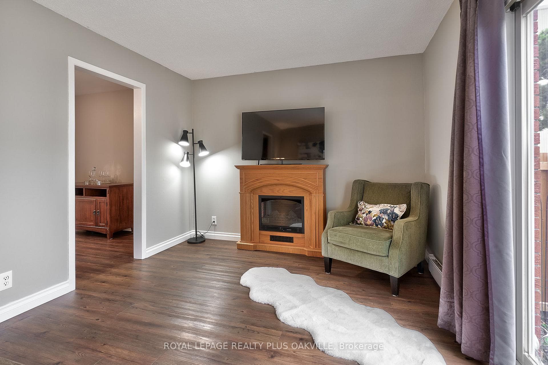 Living Room with Walkout