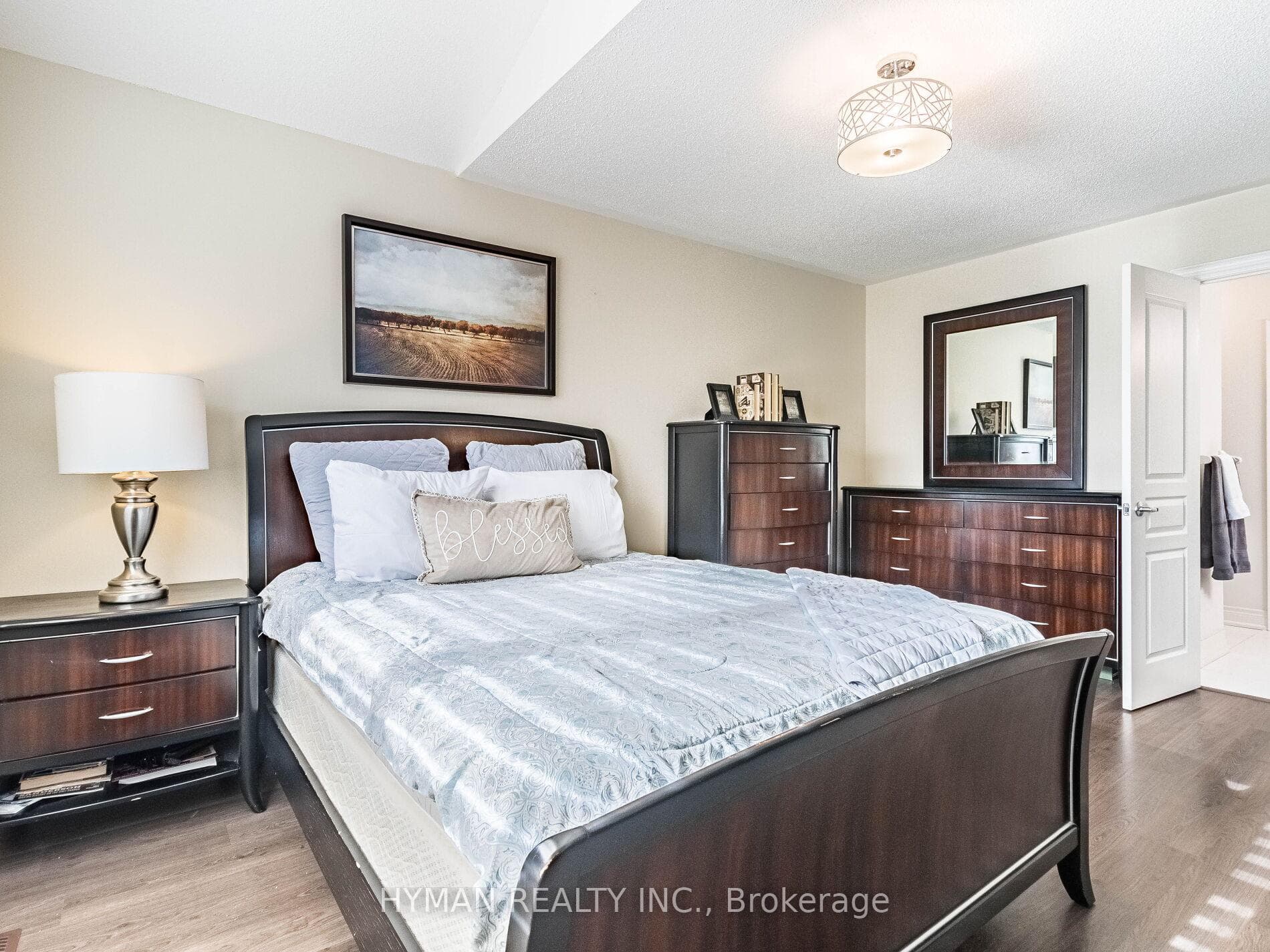 Bedroom 3 with walk-in closet.
