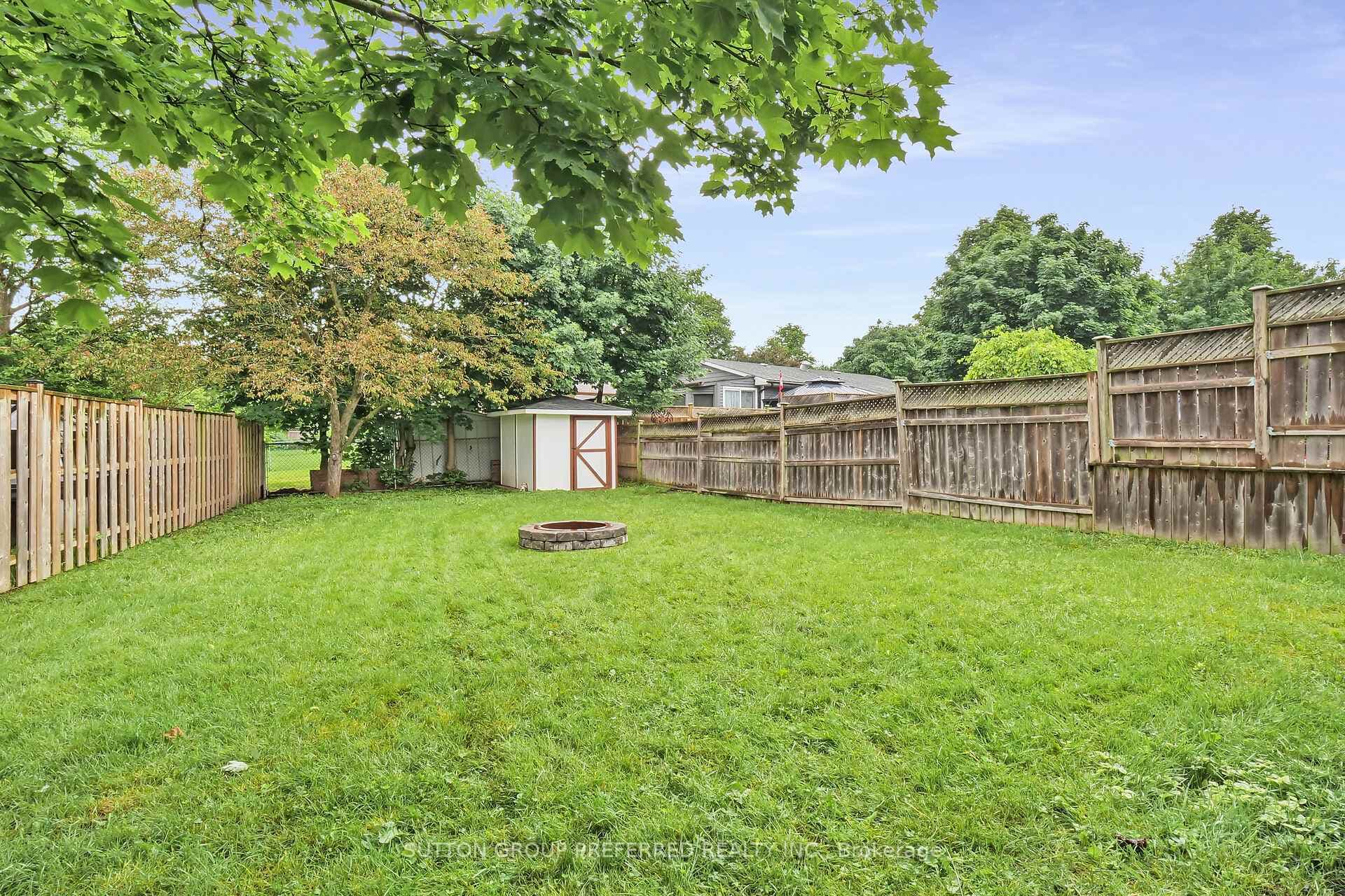 Kids or pets will love this large fenced yard