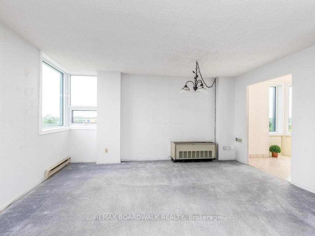 Dining Room with bright corner window