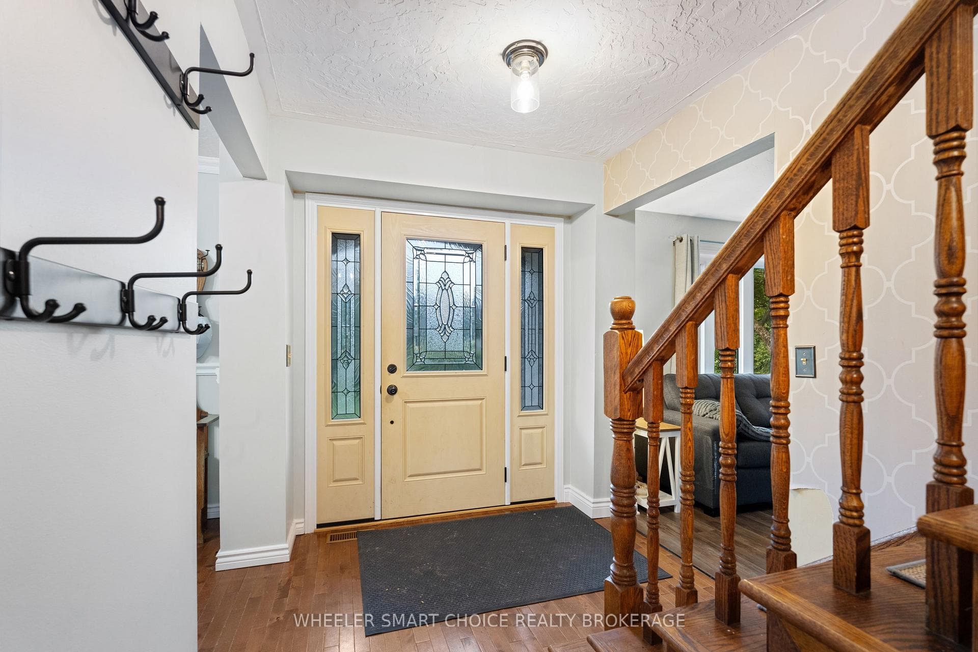 The elegant front foyer