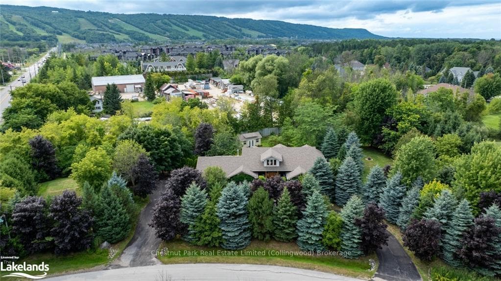 A two minute drive to Blue Mountain ski hills