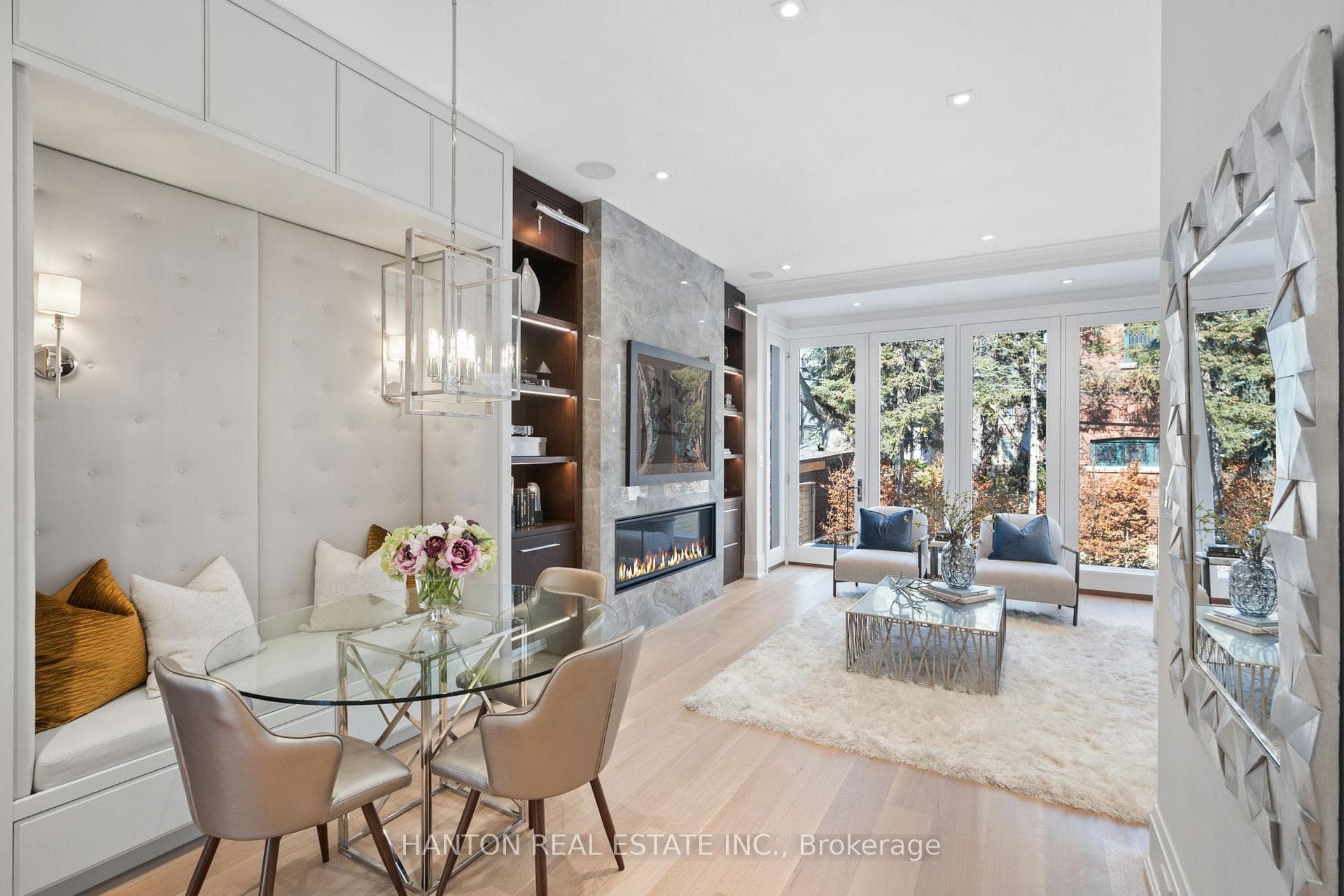 3-Sided Custom Banquette Plus a Wealth of Storage