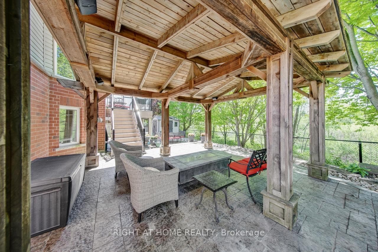 Palladium Gazebo with Fire Pit