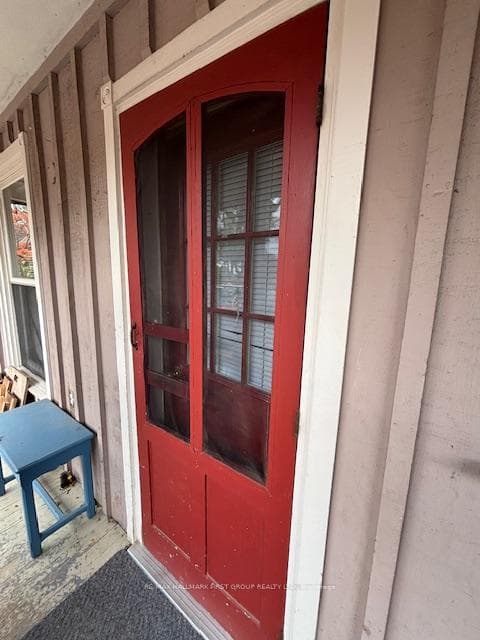 Cozy, covered porch