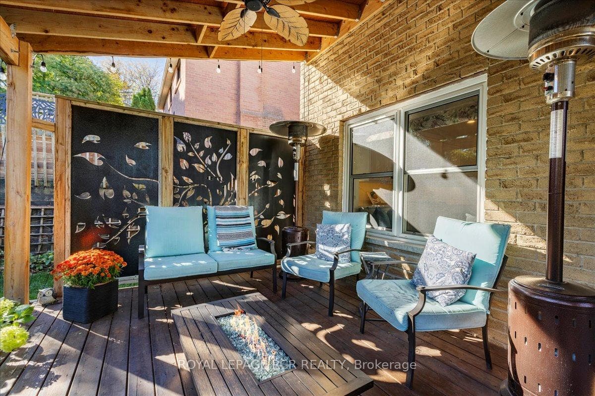 Covered Deck - 24 ft. x 12 ft. with fan & lights